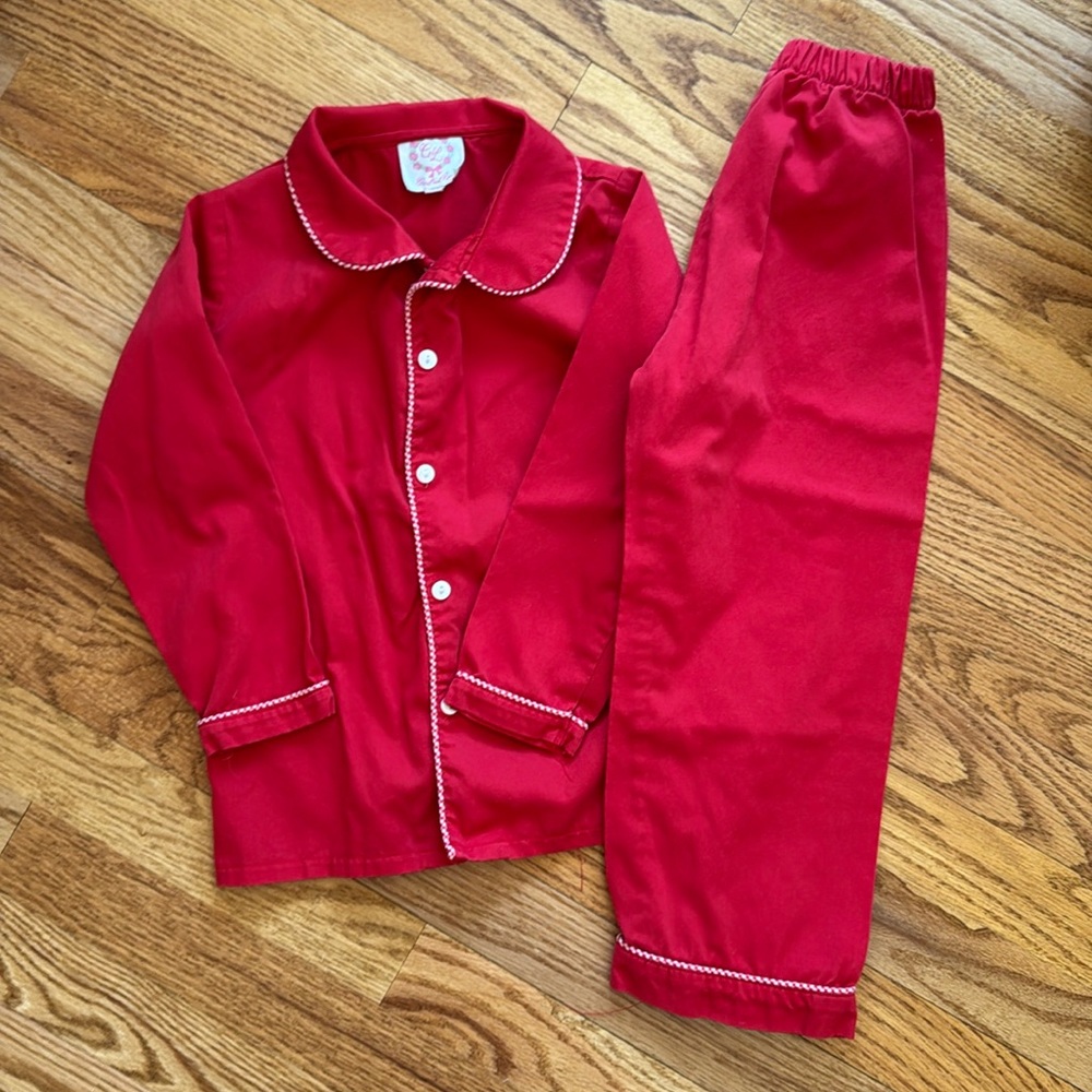Cecil and Lou 2 Piece Red PJ Set - 4T